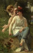 Guillaume Seignac Cupid Adoring A Young Maiden china oil painting artist